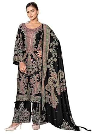 Buy DRAVINAM Trends Women's Winter Wear Unstitched Digital Kashmiri ...