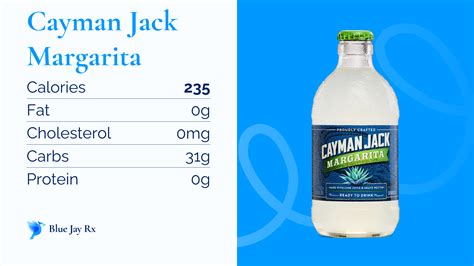 Cayman Jack Margarita Calories and Nutrition Facts - One Cayman Jack ...