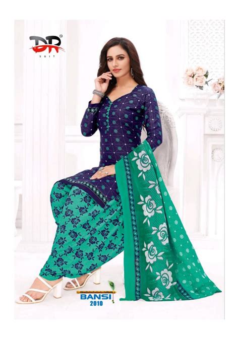 Dr. Bansi Vol-2 Cotton Designer Exclusive Patiyala Dress Material ...