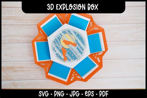 Image result for Explosion Box Template SVG