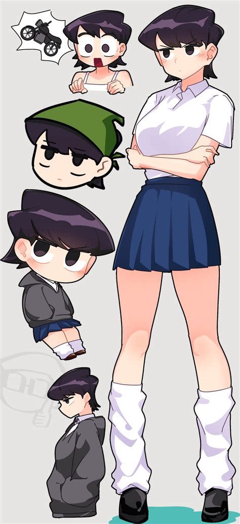 komi shuuko and komi masayoshi (komi-san wa komyushou desu) drawn by ...