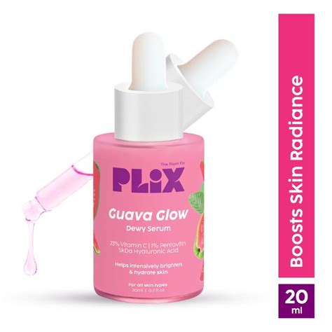 Buy Plix 23% Vitamin C Guava Face Serum With Hyaluronic Acid ...