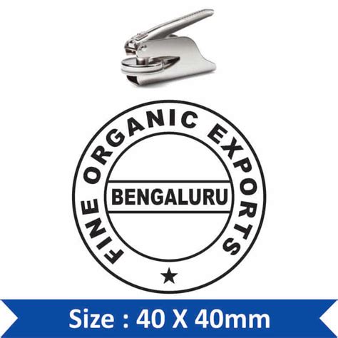 Smart Embossing Seal 04 | Stampmart