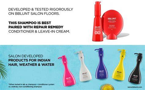 Buy BBLUNT Repair Remedy Shampoo for Damaged Hair - 400ml, with Keratin ...