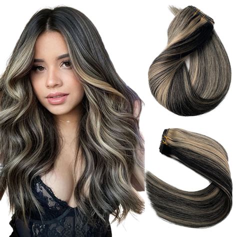 Black Hair With Blonde Highlights