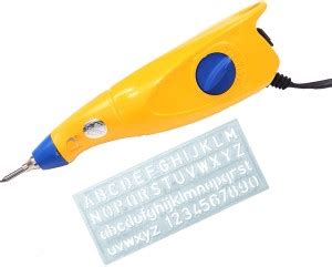 Mass Pro Handy Electric Engraving Machine + Stencil & 9 Step Stoke ...