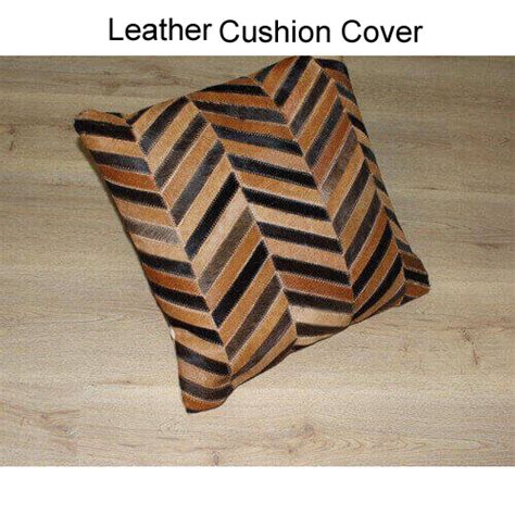Leather Sofa Cushion Covers - Black Leather Cushions for Couch Exporter ...