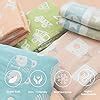 Buy TIDY SLEEP Baby Blankets 6 Layer Wraper 100% Cotton Stroller Cover ...