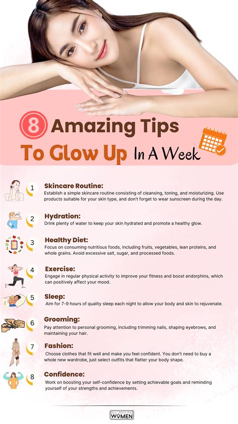8 Amazing Tips To Glow Up In A Week😍 | Skin care routine, Basic skin ...
