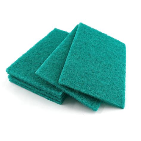 Harskiyer 6pcs Green Scouring Pads, Heavy Duty Scour Pads Multipurpose ...