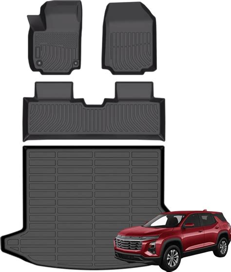 All Weather Fit For 2025-2026 Chevrolet Equinox Floor Mats Trunk Mat ...