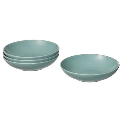 FÄRGKLAR deep plate, matt light turquoise, 19 cm (7 ½") - IKEA