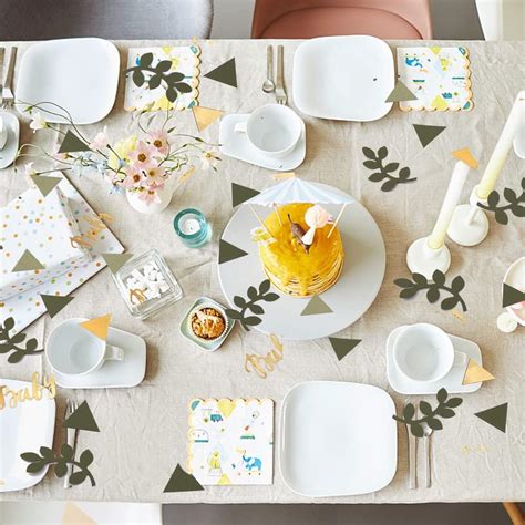 Buy 300 Pcs Greenery Baby Shower Decorations Baby Shower Confetti for ...