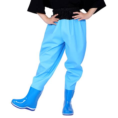 CHUOU Kids Waders Rain Pants Youth Fishing Waders For Toddler Children Water Proof Hunting ...