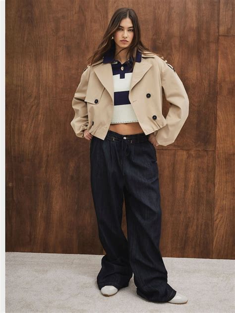 Buy River Island Black 100% Cotton Wide Leg Pyjama Jeans from Next India