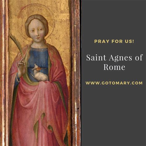 Saint Agnes of Rome - Go to Mary Blog