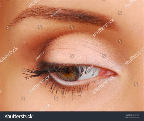 Beauty Woman Eye Looking Down Stock Photo 5806903 : Shutterstock