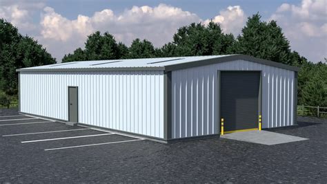 Large Workshop Building - Springfield Steel Buildings