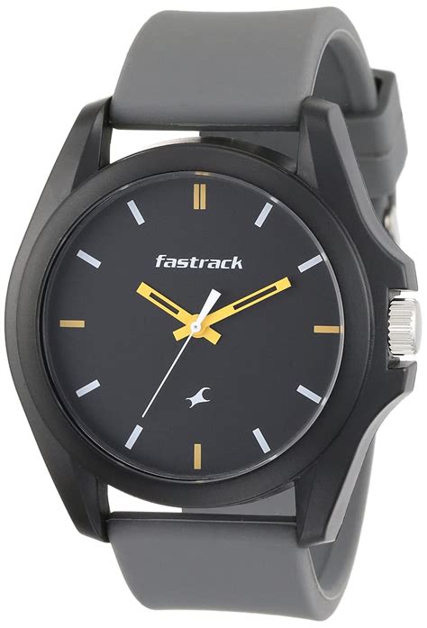 Fastrack Tees Analog Grey Dial Unisex-Adult Watch-68011PP08 : Amazon.in ...