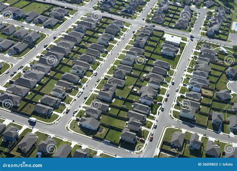 Suburbio de Tejas. imagen de archivo. Imagen de america - 3609803