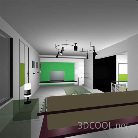 客厅设计图__3D作品_3D设计_设计图库_昵图网nipic.com