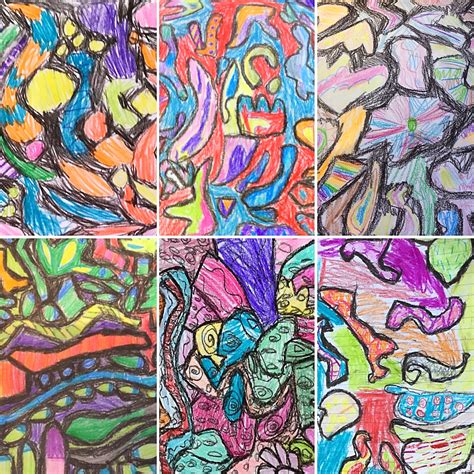 Geometric And Organic Shapes In Art