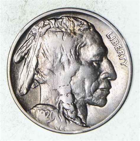 FULL HORN - High Grade - TOUGH - 1920 Buffalo Nickel - Sharp Coin ...