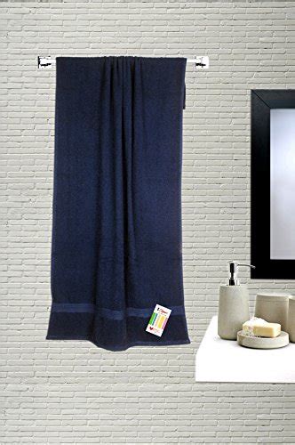 S Kumars Cotton Love Touch 420 GSM Bath Towel - Navy Blue : Amazon.in ...