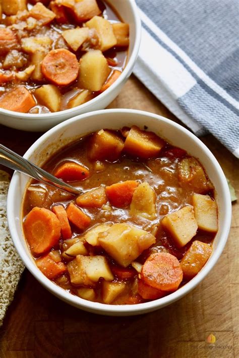 My Hearty Vegetable Stew is vegan, easy, healthy, gluten free and ...