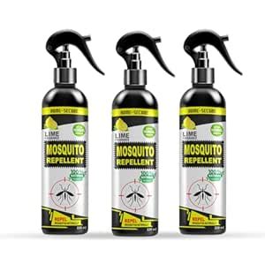 Home-Secure Herbal Mosquito Repellent-220 ml With Lime Fregrance ...