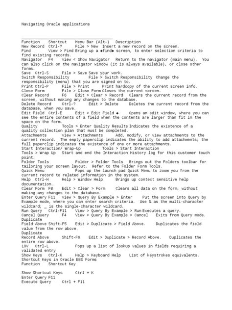 Oracle SQL Shortcut Key 的图像结果