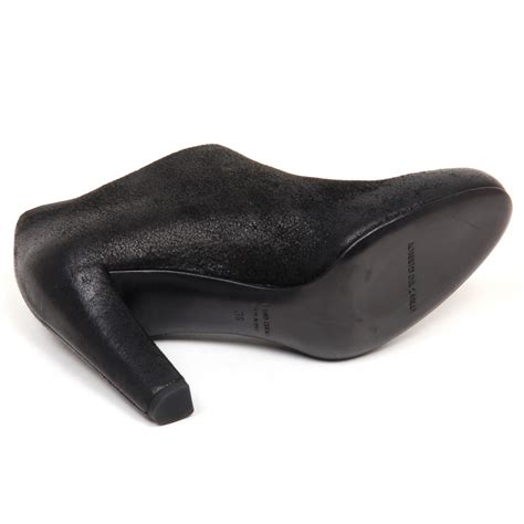 E6874 tronchetto donna black ROBERTO DEL CARLO francesina scarpe shoe woman