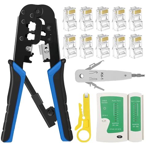 Compact Ethernet Tool Kit with FEDUS Punch Down and Cut Tools