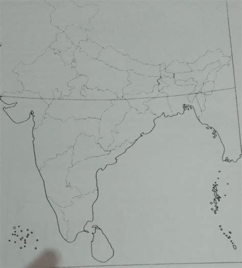 10. Locate and label the following items on the given map of India. 1 ...