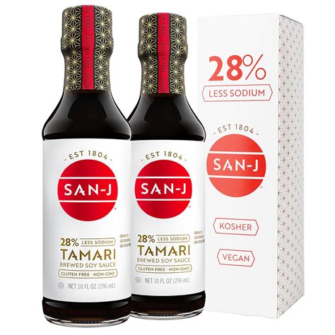 San-J - Gluten Free Tamari Soy Sauce with 28% Less India | Ubuy
