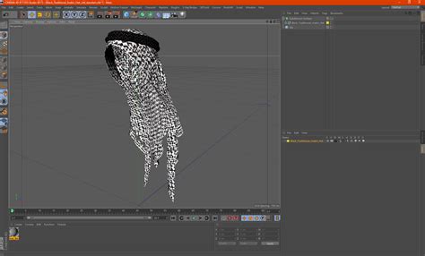 3D Black Traditional Arabic Hat model | 3D Molier International