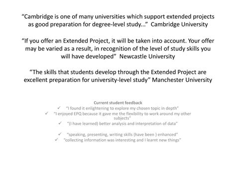 Image result for Extended Project