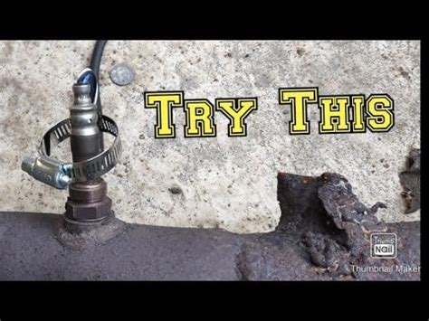 Image result for How to Remove a Stuck O2 Sensor