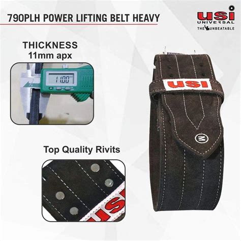 Power Lifting Belt Heavy - 790PLH — USI Universal Web Store