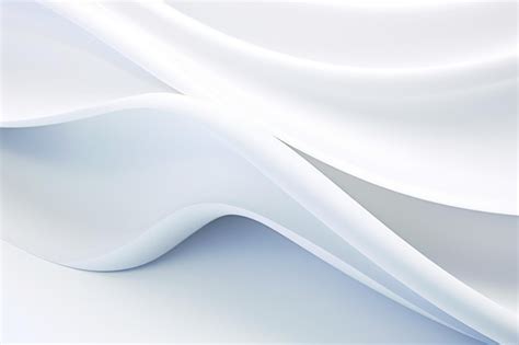 White abstract background of smooth | Premium AI-generated image