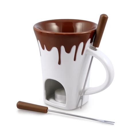Buy Swissmar F12064 4-Piece Nostalgia Chocolate Fondue Mug Set Online ...