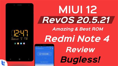 Redmi Note 4 MIUI 12 ROM 的图像结果
