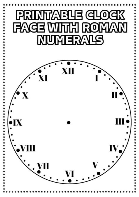 Image result for Learning Time Clock Face Printable