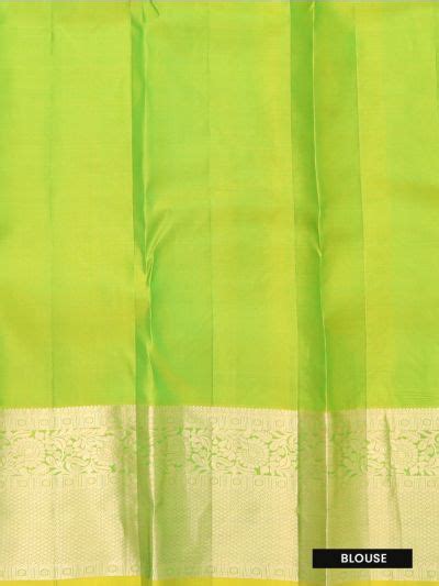 Vivaha Kanchipuram Jacquard Floral Motif Silk Saree with Zari Border ...