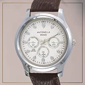 Antonella Rossi Analog Silver Dial Women's Watch-LB190354 : Amazon.in ...