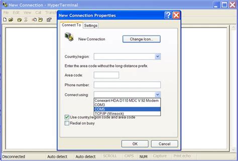 HyperTerminal Setup 的图像结果
