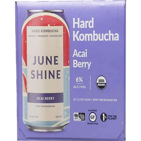 JuneShine Acai Berry Hard Kombucha (12 fl oz) Delivery or Pickup Near ...