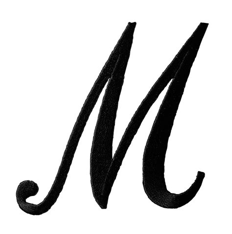 Cursive M Monogram
