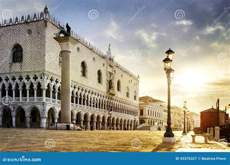 Saint Mark square Venice stock image. Image of dodge - 45376327