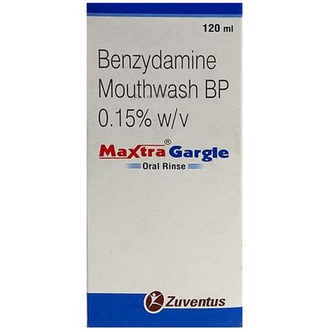 Maxtra Gargle Mouth Wash 120 ml Price, Uses, Side Effects, Composition ...